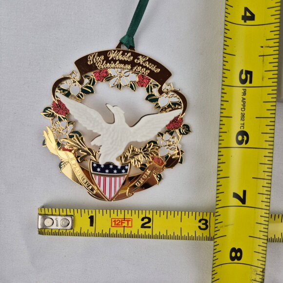 1998 Official White House Christmas Ornament Commemorates the 15th President - Picture 16 of 16